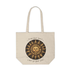 Free Your Spirit Canvas Shopping Tote