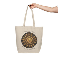 Free Your Spirit Canvas Shopping Tote